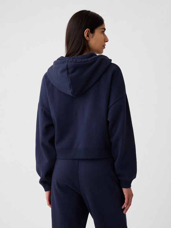 GAP Mikina crop s kapucí GAP