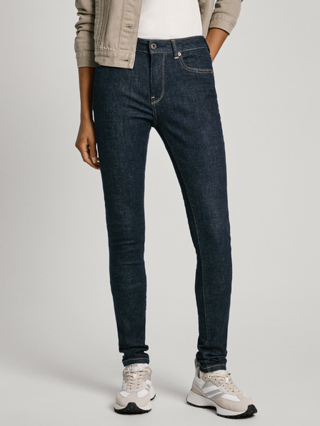 Pepe Jeans Tmavě modré dámské skinny fit džíny Jeans Pepe Jeans