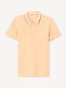 Celio Oranžové pánské polo tričko Celio Decolrayeb