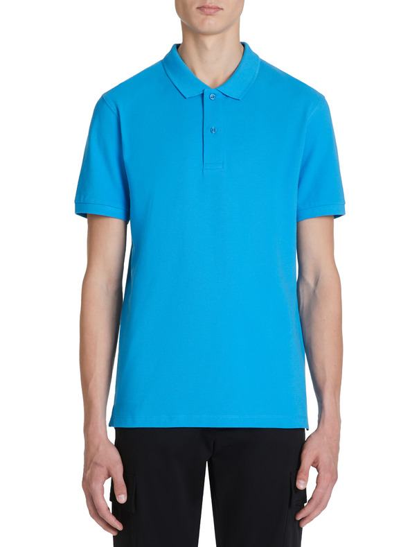 Celio Modré pánské polo tričko Celio Teone