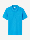 Celio Modré pánské polo tričko Celio Teone