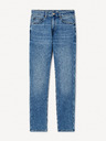 Celio Modré pánské straight fit džíny Celio C15 Stlmaille