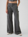 GAP Kalhoty s kapsami Baggy Khaki Cargo Gap