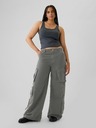 GAP Kalhoty s kapsami Baggy Khaki Cargo Gap