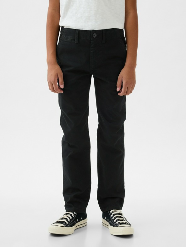 GAP Dětské kalhoty Uniform Lived-In Khakis Gap