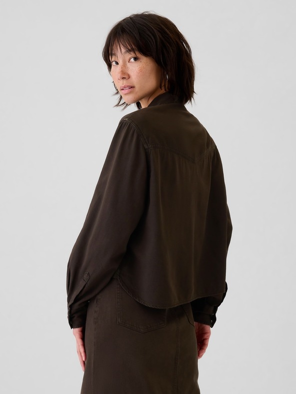 GAP Džínová zkrácená košile Western Gap