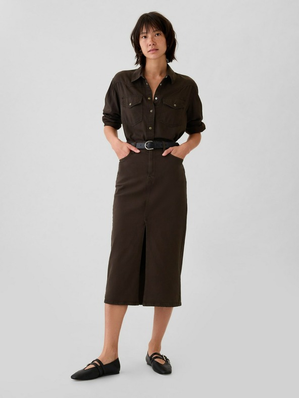 GAP Džínová zkrácená košile Western Gap