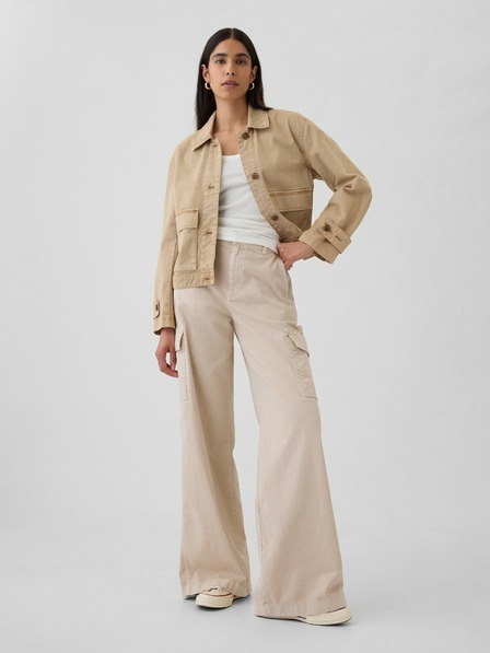 GAP Kalhoty s kapsami Baggy Khaki Cargo Gap