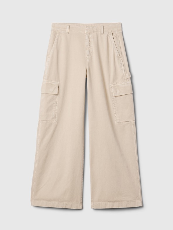 GAP Kalhoty s kapsami Baggy Khaki Cargo Gap