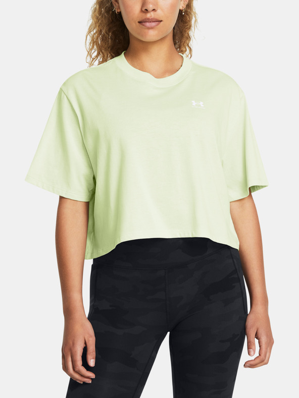 Under Armour Dámské tričko Under Armour UA W BOXY CROP LOGO SS