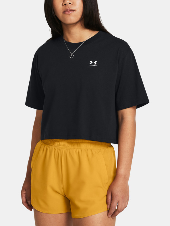 Under Armour Dámské tričko Under Armour UA W BOXY CROP LOGO SS