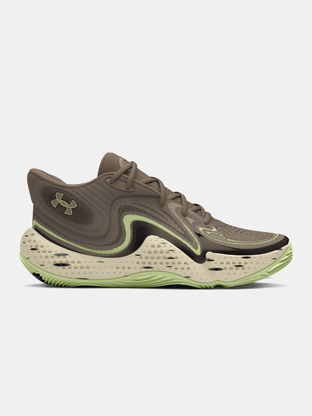 Under Armour Unisexové boty Under Armour UA Spawn 6 Mid CAMO