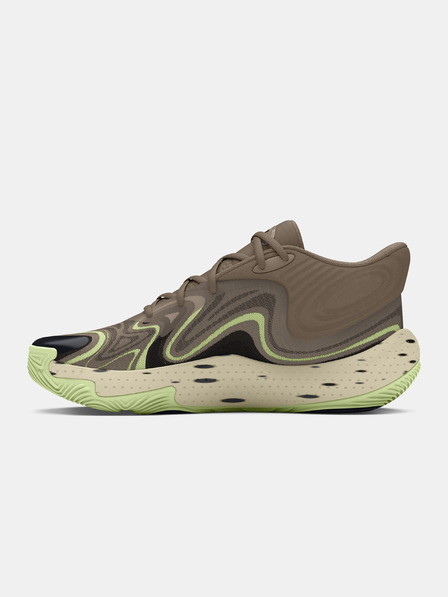 Under Armour Unisexové boty Under Armour UA Spawn 6 Mid CAMO
