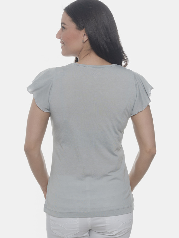 Sam 73 Šedé dámské tričko SAM 73