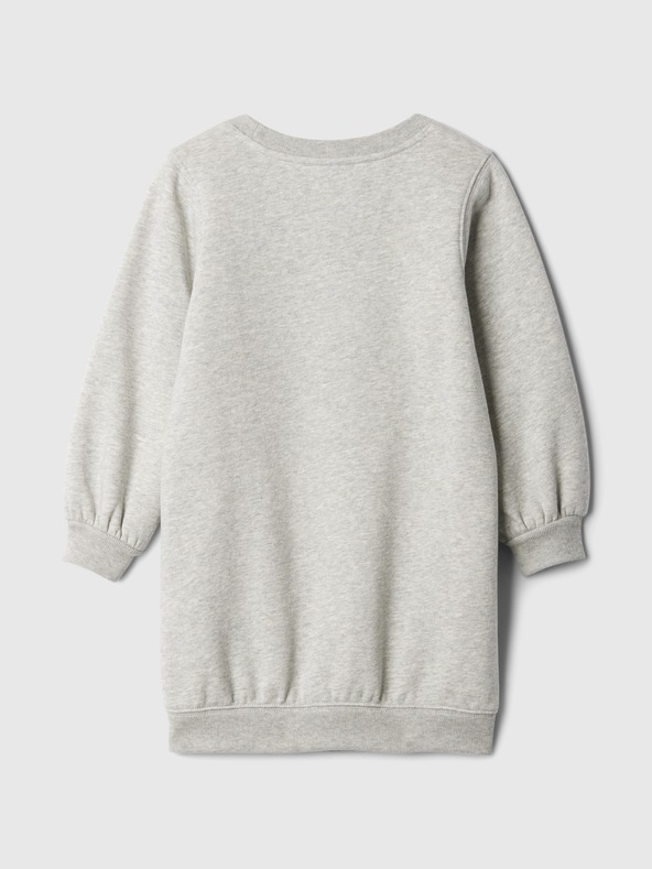 GAP Baby mikinové šaty s logem GAP