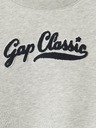 GAP Baby mikinové šaty s logem GAP