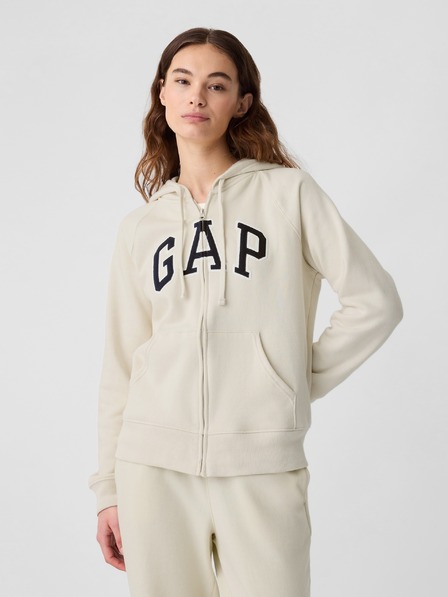 GAP Mikina na zip s logem GAP