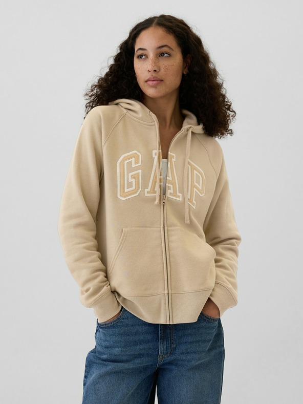 GAP Mikina na zip s logem GAP