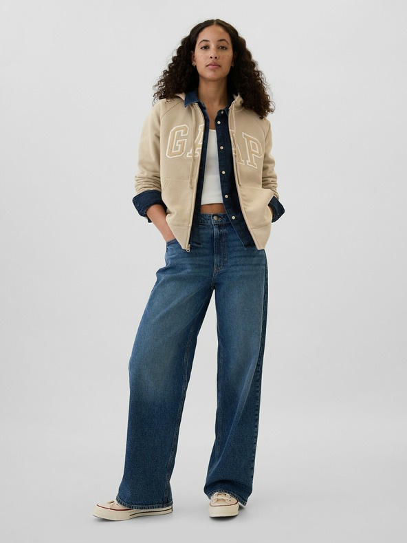 GAP Mikina na zip s logem GAP