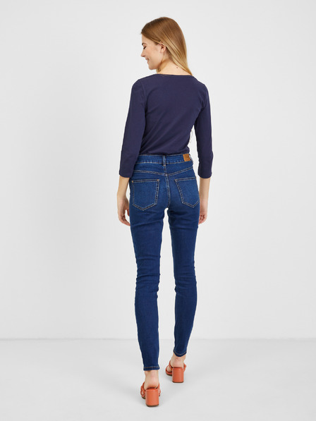 Orsay Tmavě modré dámské skinny fit džíny ORSAY