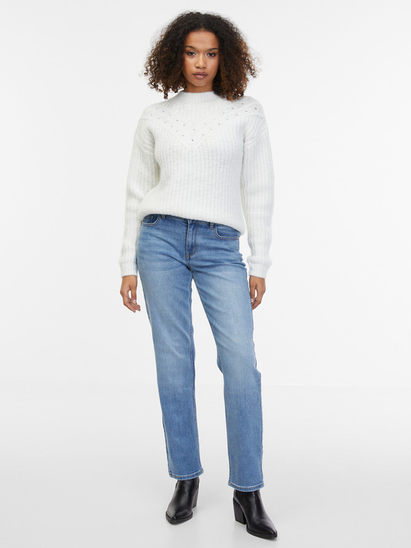 Orsay Bílý dámský svetr ORSAY