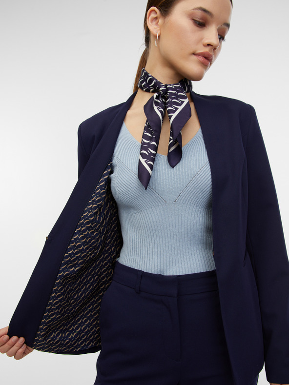 Orsay Tmavě modré dámské sako ORSAY