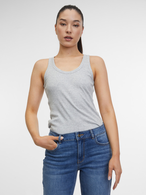 Orsay Tmavě modré dámské straight džíny ORSAY