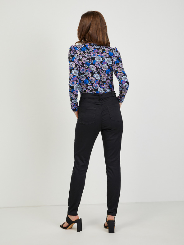 Orsay Černé skinny fit kalhoty ORSAY