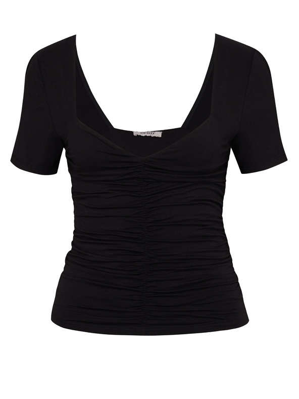 Orsay Černé dámské tričko s krátkým rukávem ORSAY