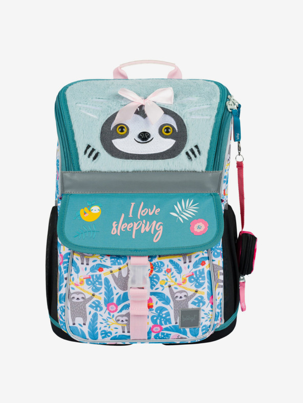 BAAGL  Modrý školní aktovka zippy lenochod Baagl