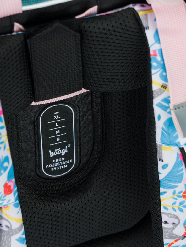 BAAGL  Modrý školní aktovka zippy lenochod Baagl