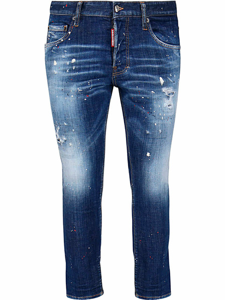 DSQUARED2 Modré pánské skinny džíny DSQUARED2