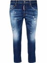 DSQUARED2 Modré pánské skinny džíny DSQUARED2