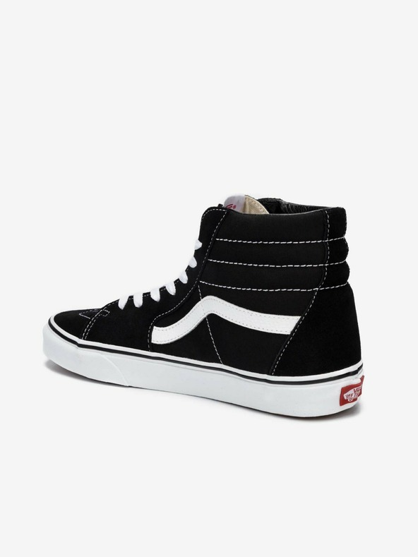 Vans Černé semišové kotníkové boty VANS Sk8-Hi