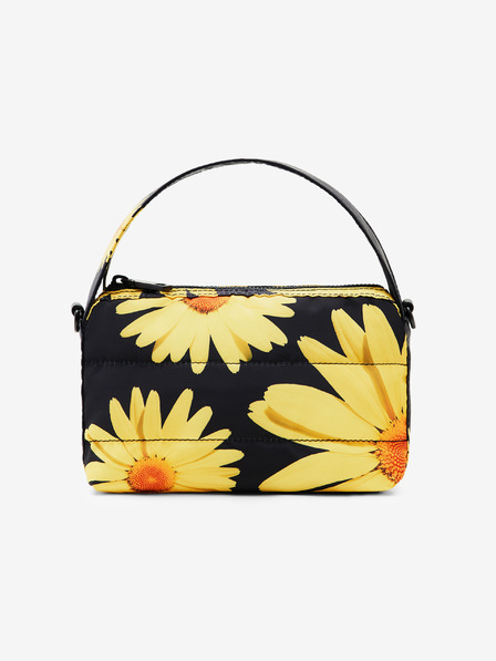 Desigual Žluto-černá dámská květovaná kabelka Desigual Lacroix Margaritas