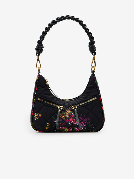 Desigual Černá dámská květovaná kabelka Desigual Yenes Medley Multipocket