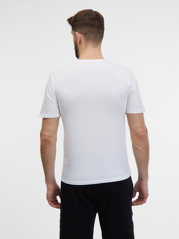 HUGO Bílé pánské tričko HUGO