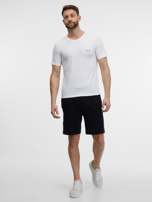 HUGO Bílé pánské tričko HUGO