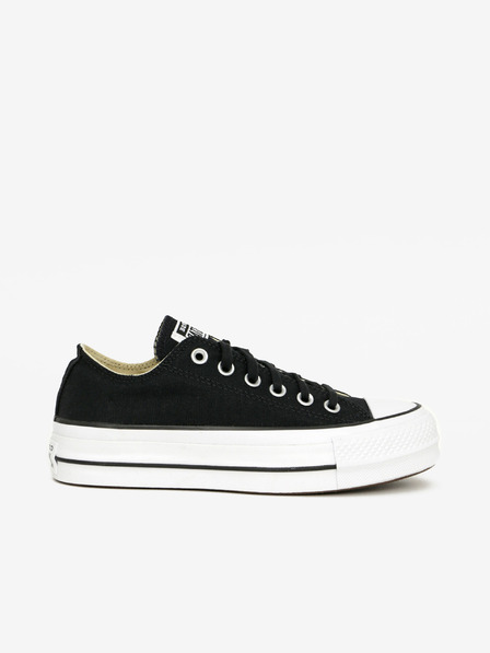 Converse Černé tenisky na platformě Converse Chuck Taylor All Star Canvas Platform
