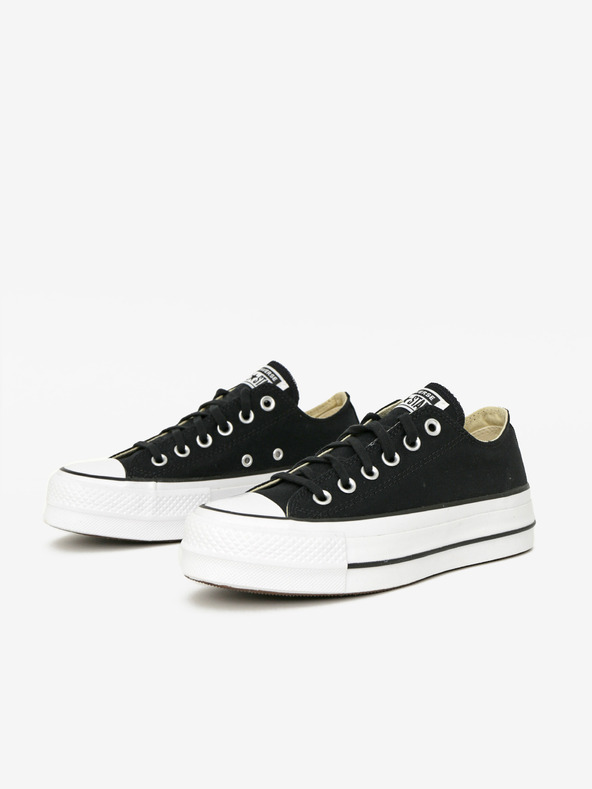 Converse Černé tenisky na platformě Converse Chuck Taylor All Star Canvas Platform