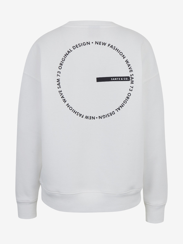 Sam 73 Bílá dámská mikina SAM 73 Amber