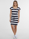 Sam 73 Bílo-modré dámské pruhované šaty SAM 73 Reyna