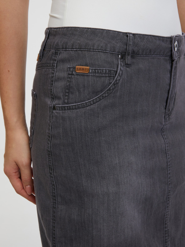 Sam 73 Šedá dámská džínová sukně SAM 73 Gladis