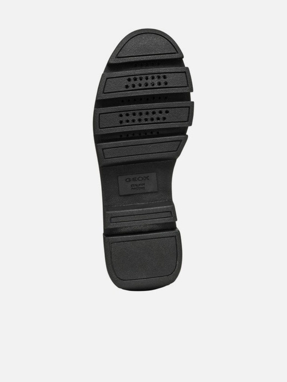 Geox Tmavě hnědá dámská kotníková obuv Geox Vilde