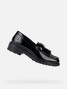 Geox Černé dámské mokasíny Geox Walk pleasure
