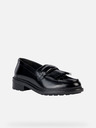 Geox Černé dámské mokasíny Geox Walk pleasure