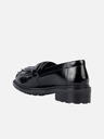 Geox Černé dámské mokasíny Geox Walk pleasure