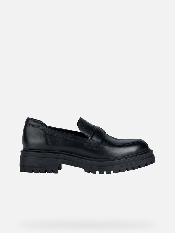 Geox Černé dámské mokasíny Geox Iridea