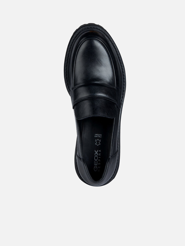 Geox Černé dámské mokasíny Geox Iridea