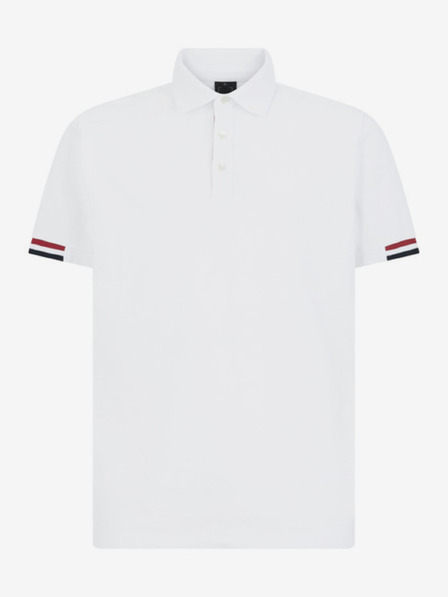 Geox Bílé pánské polotričko Geox Polo
